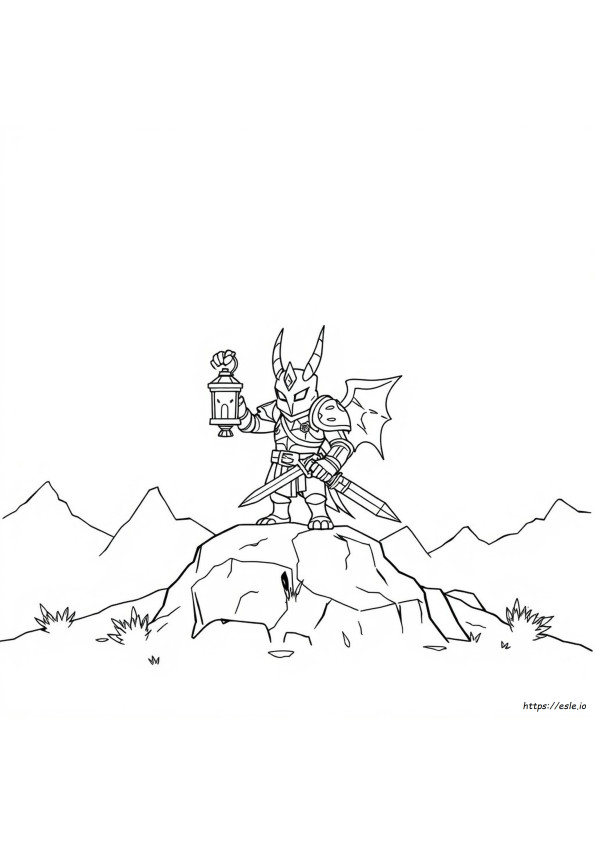 Herobrine Colouring