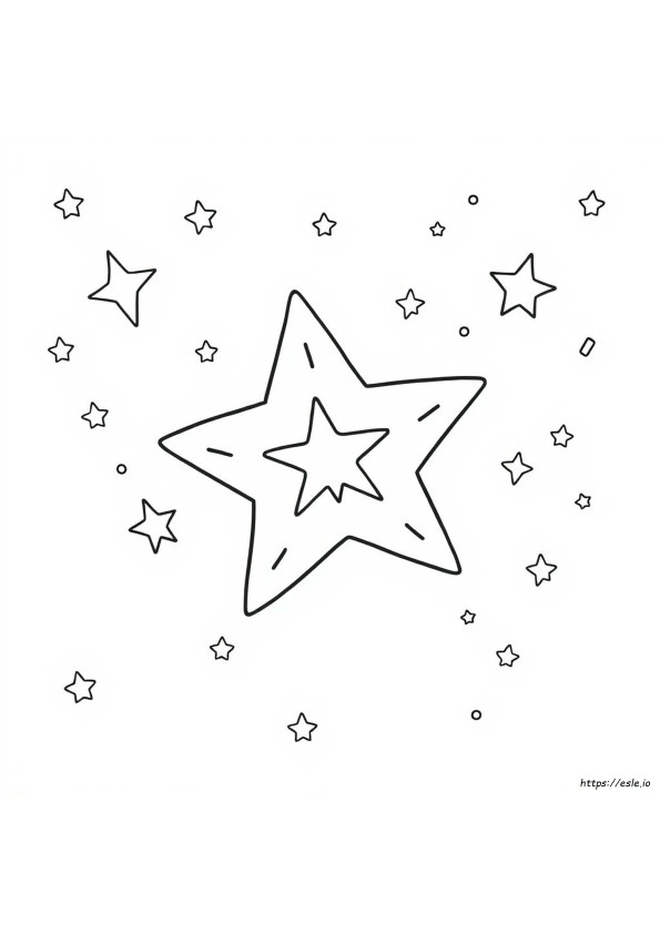 Star Coloring Pages