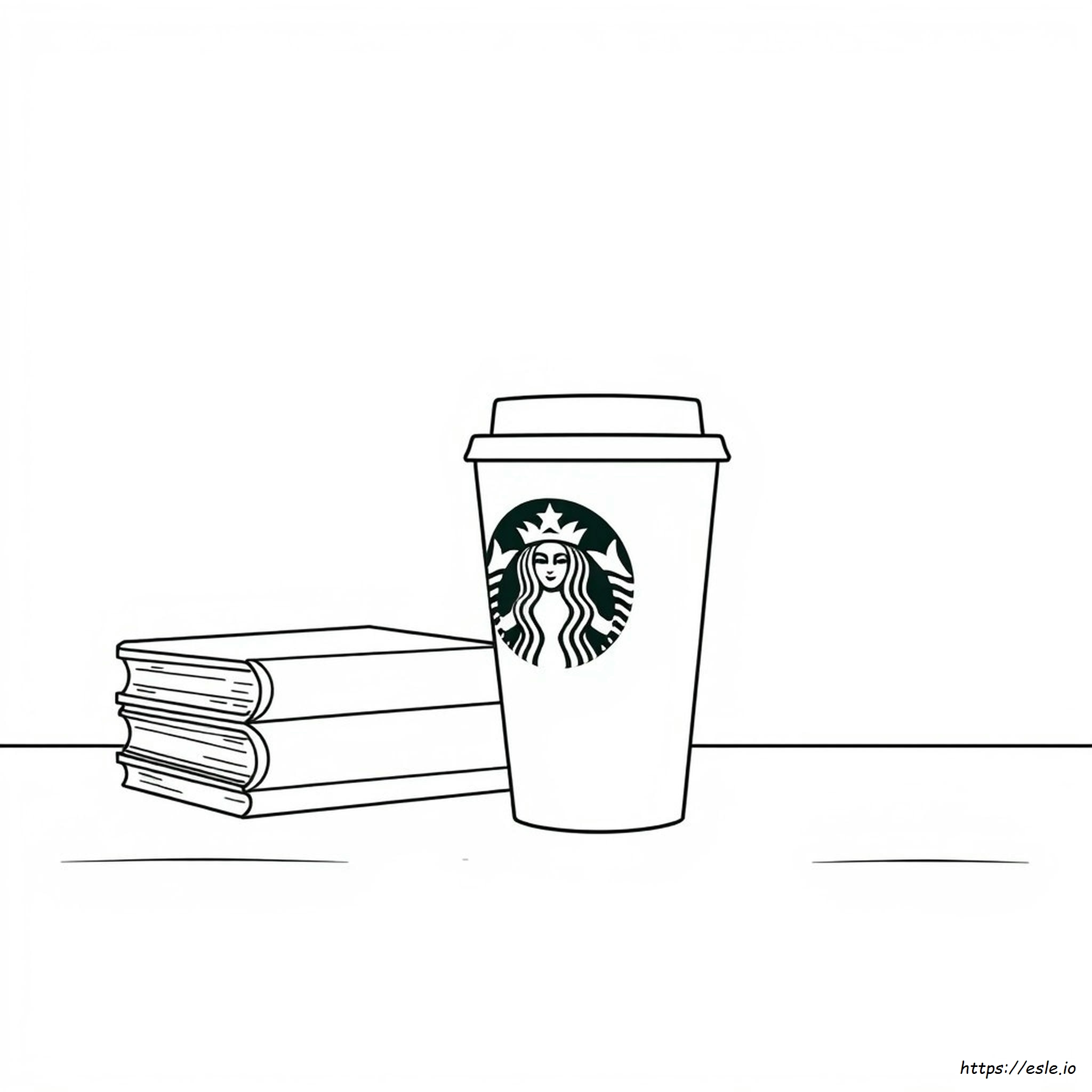 Starbucks Koffiekopje Kleurplaat kleurplaat