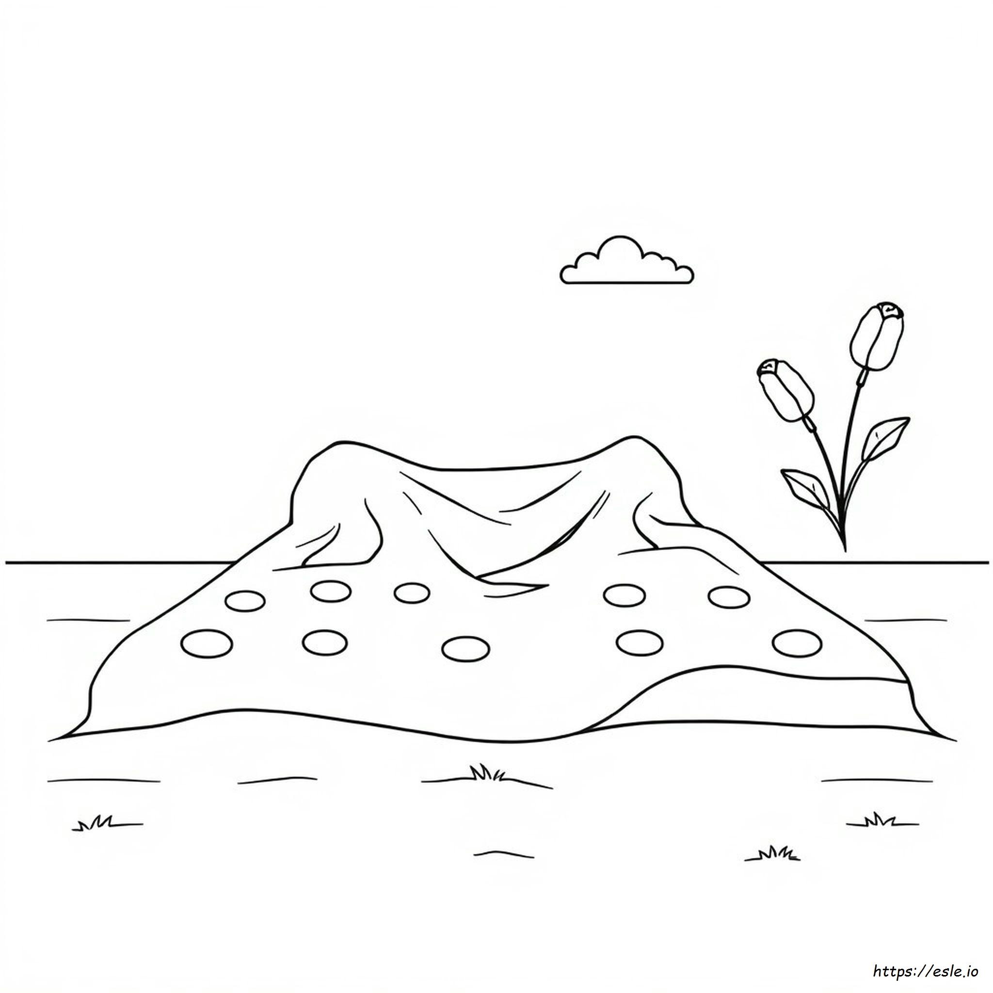 Hoe Katoenen Stof Te Kleuren kleurplaat