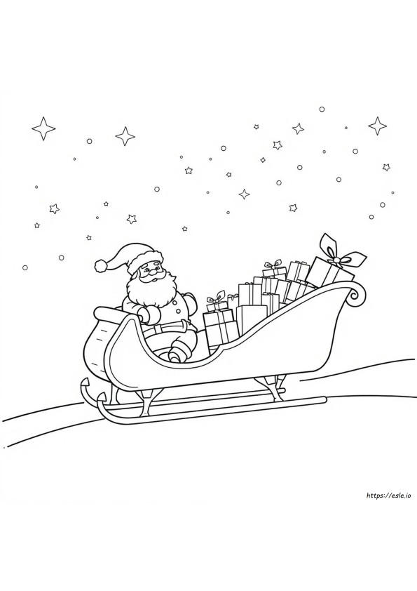 Kerstman Kleurplaten
