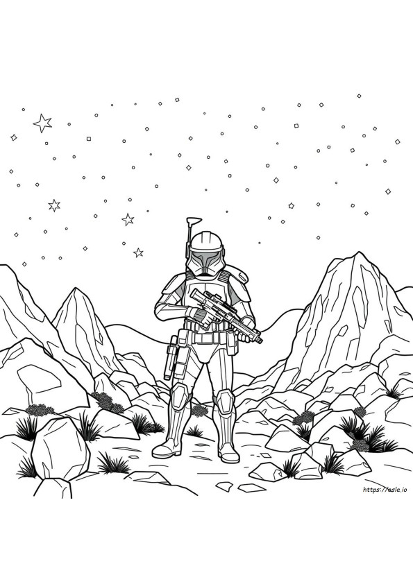Scout Trooper Coloring Pages