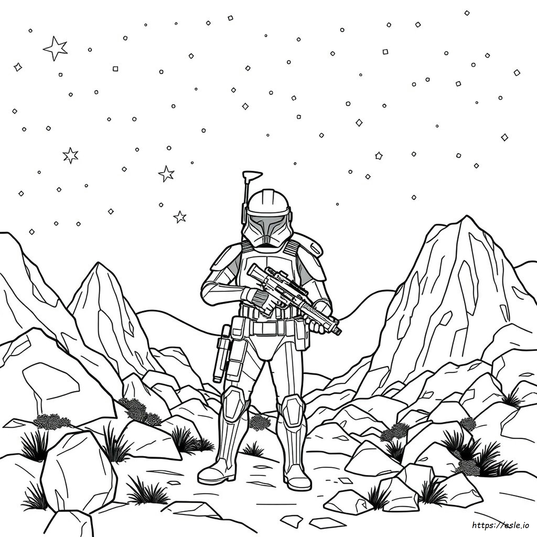Scout Trooper Coloring Pages