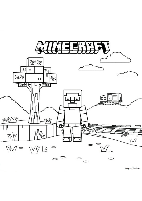 Supercoloring Minecraft