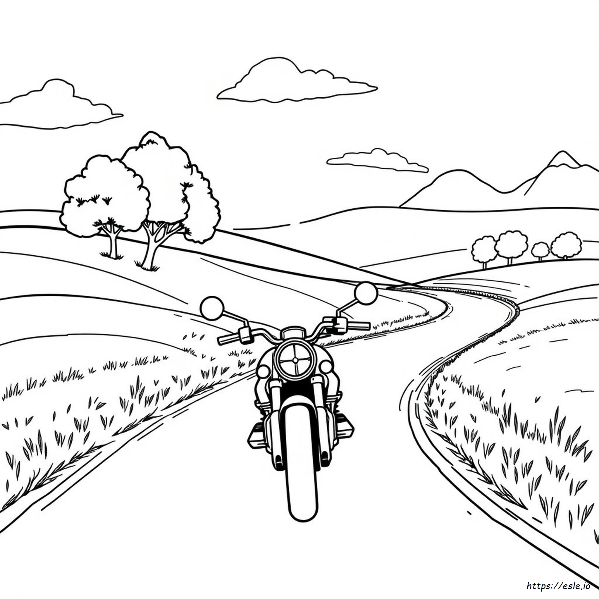Colouring Pages Of Motorbikes