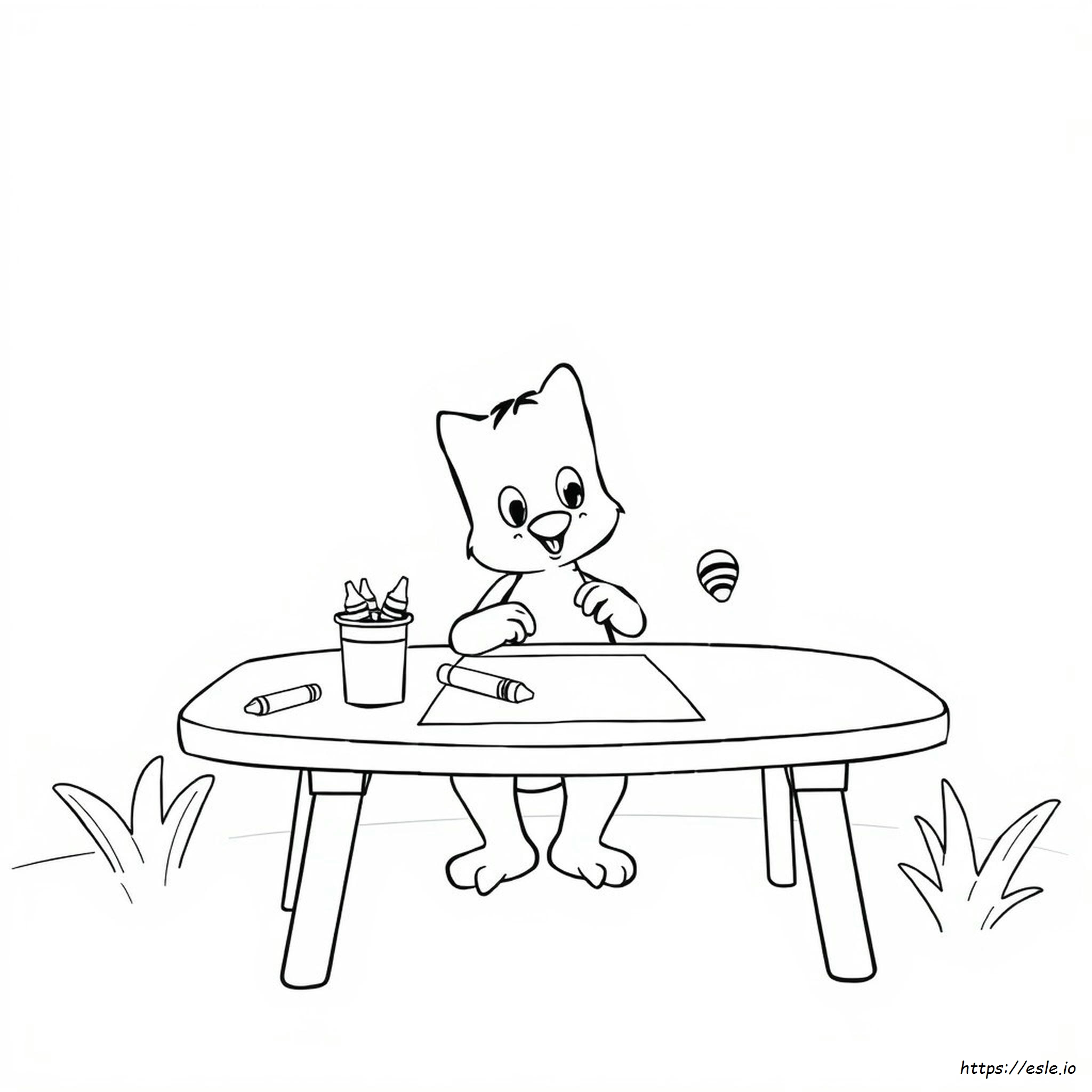 Bluey Colouring In