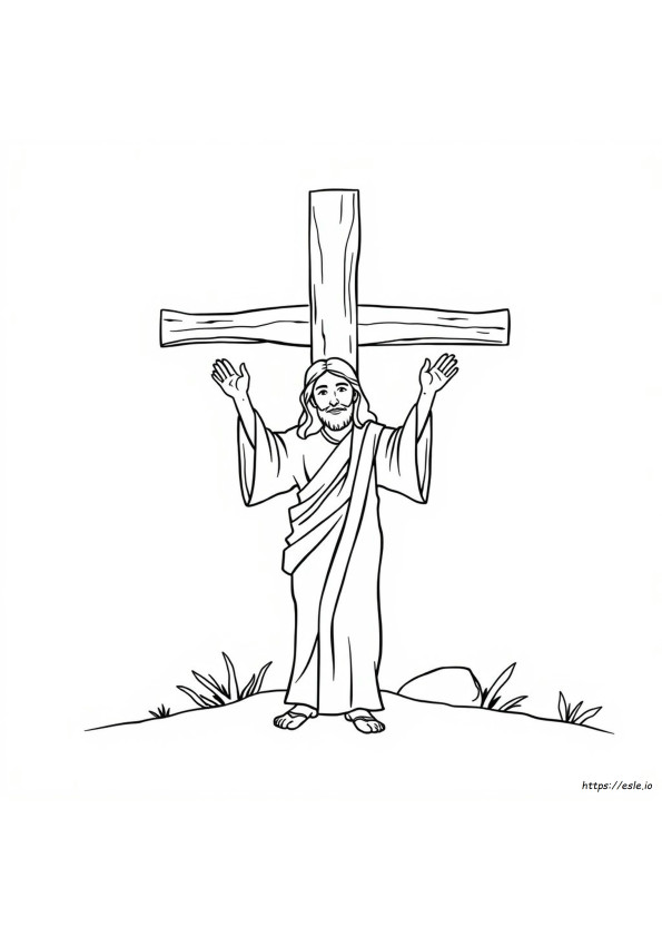Disegni Da Colorare Gratuiti Di Gesù Sulla Croce