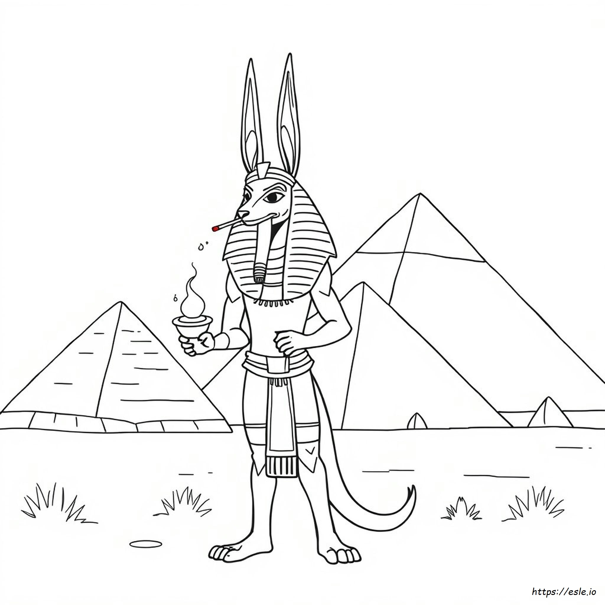 Printable Egyptian Gods Coloring Pages