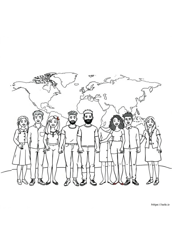 Gambar Mewarnai Keberagaman