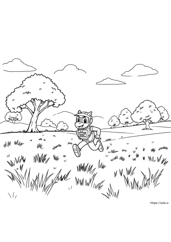Página Para Colorear De Action Pack