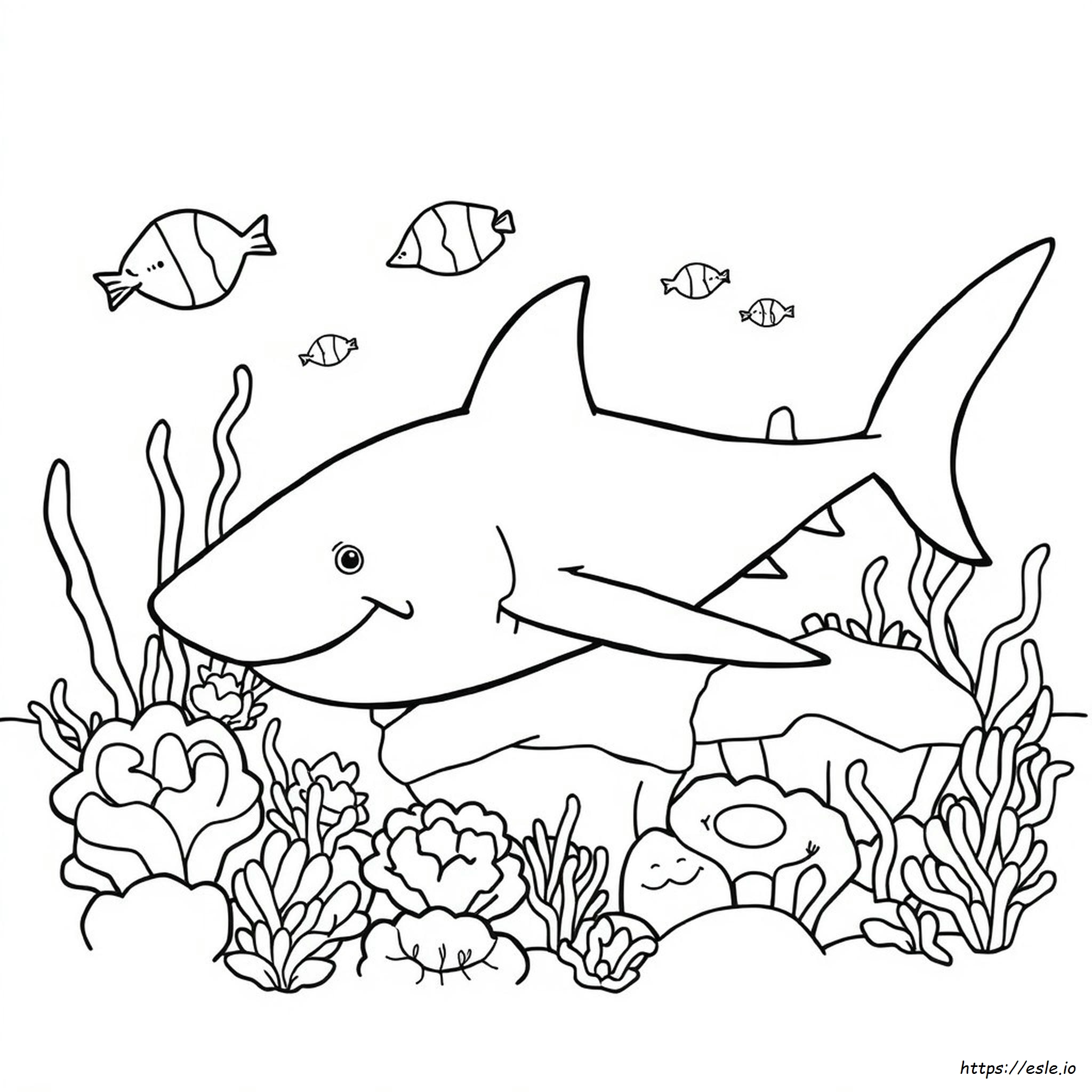 Nurse Shark Coloring Page