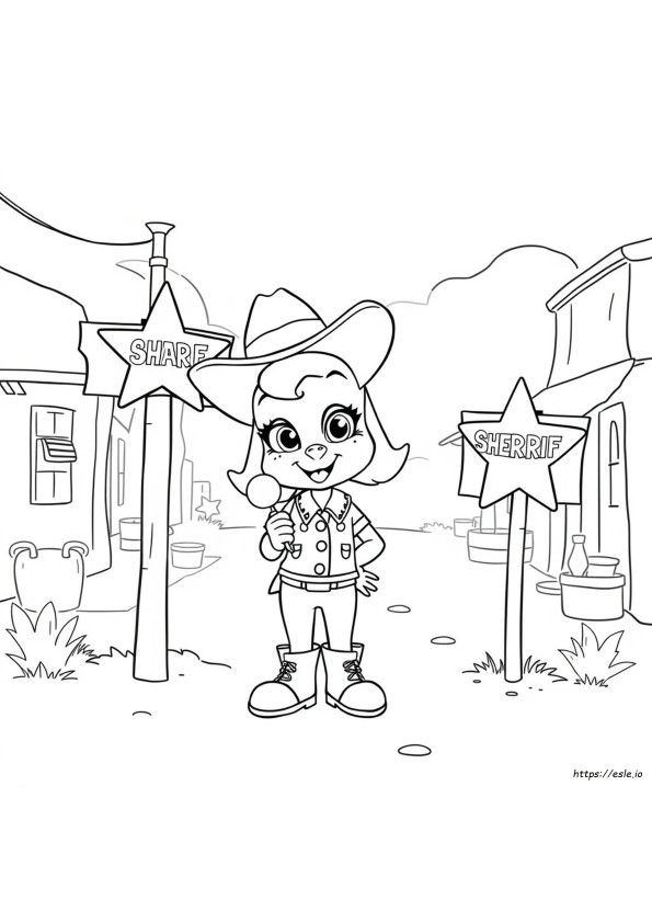 Sheriff Callie Coloring Pages
