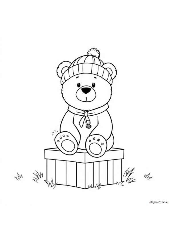 Kolorowanka Miś Pudsey