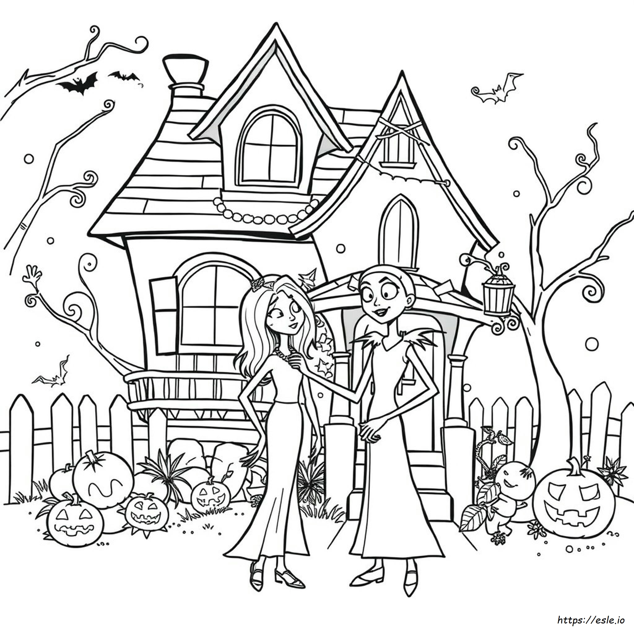 Jack And Sally Coloring Sheets