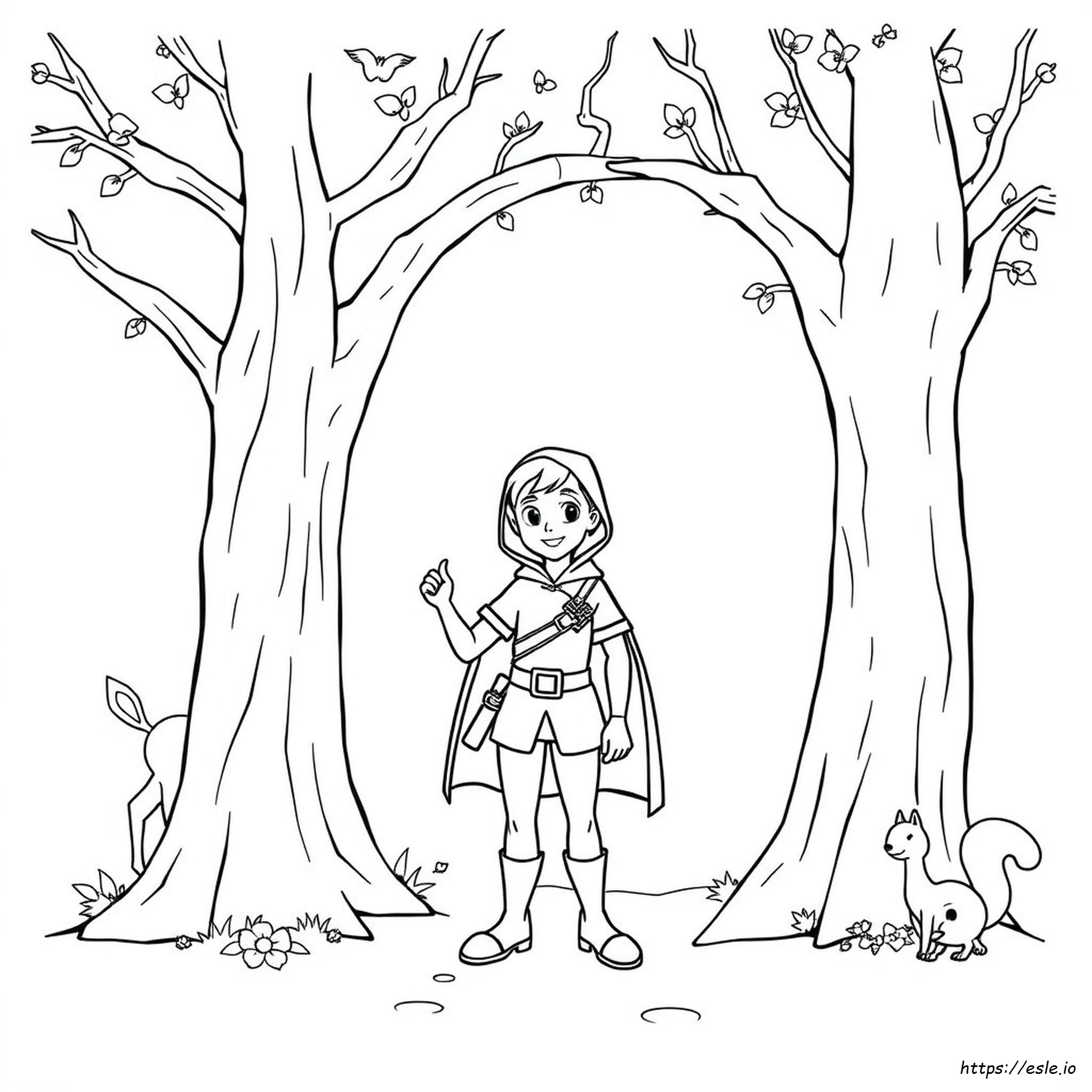 Kolorowanki Disney Robin Hood