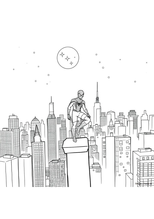 Spektakularny Spider-Man Kolorowanki