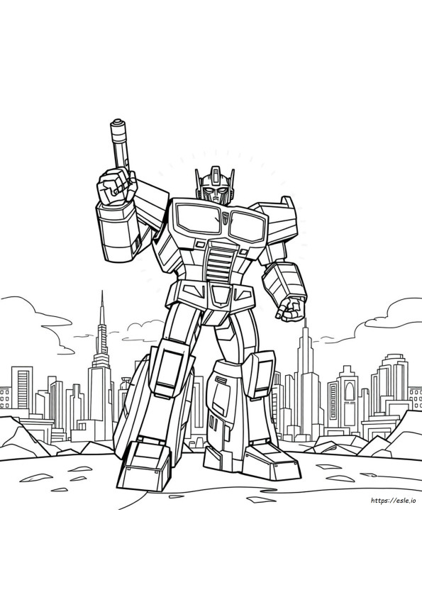 Transformers Coloring Pages Ironhide