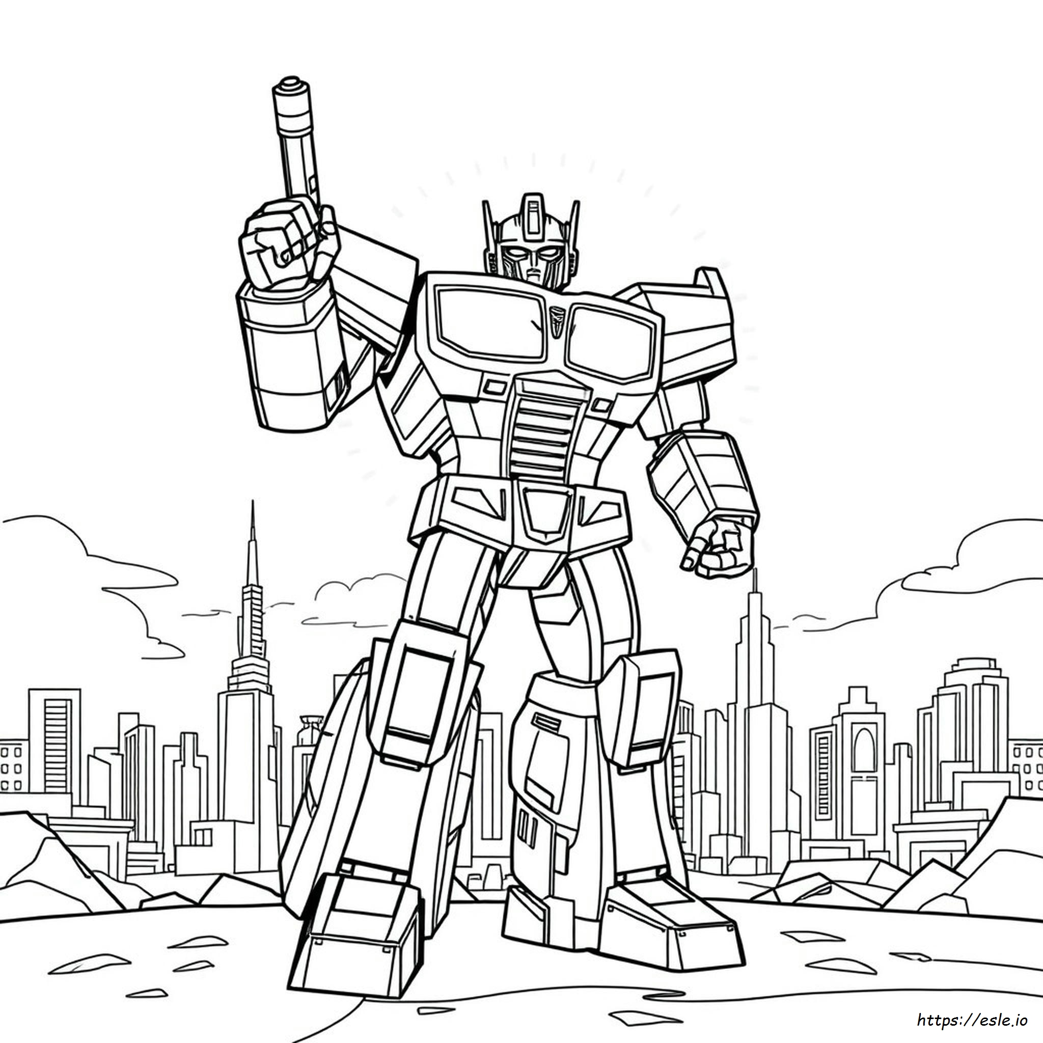 Transformers Coloring Pages Ironhide