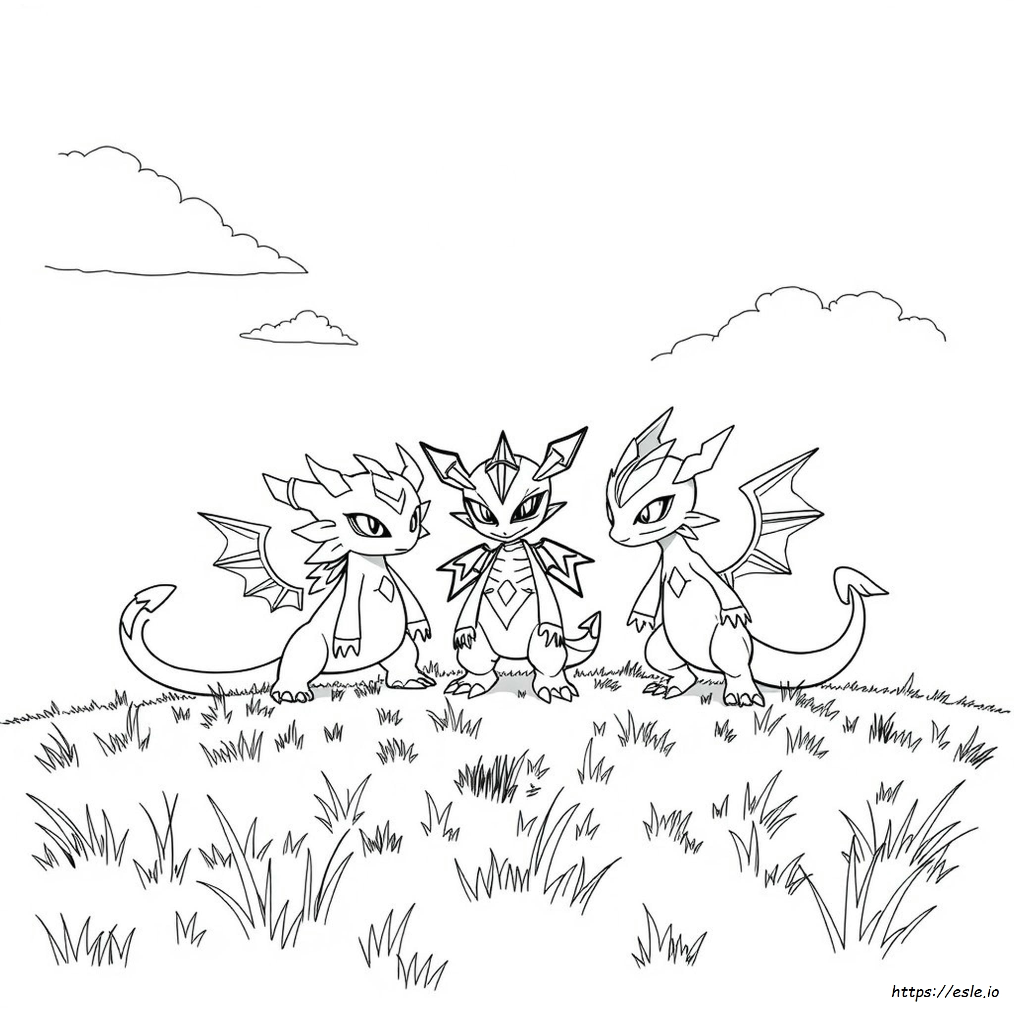 Digimon Coloring Book Pages