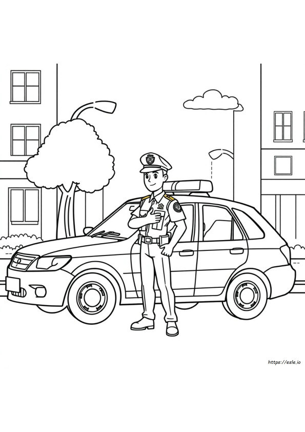 Polis Boyama Resimleri