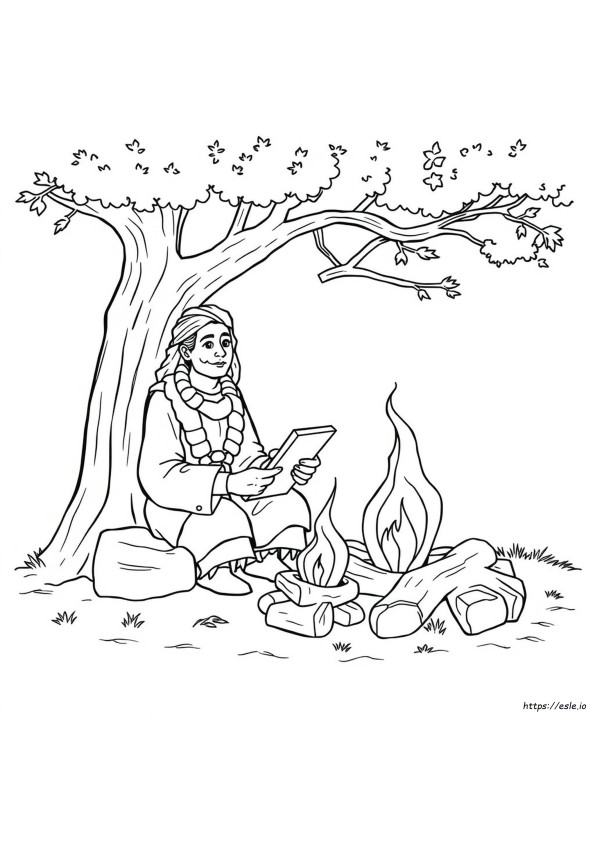 Sequoyah Kolorowanka