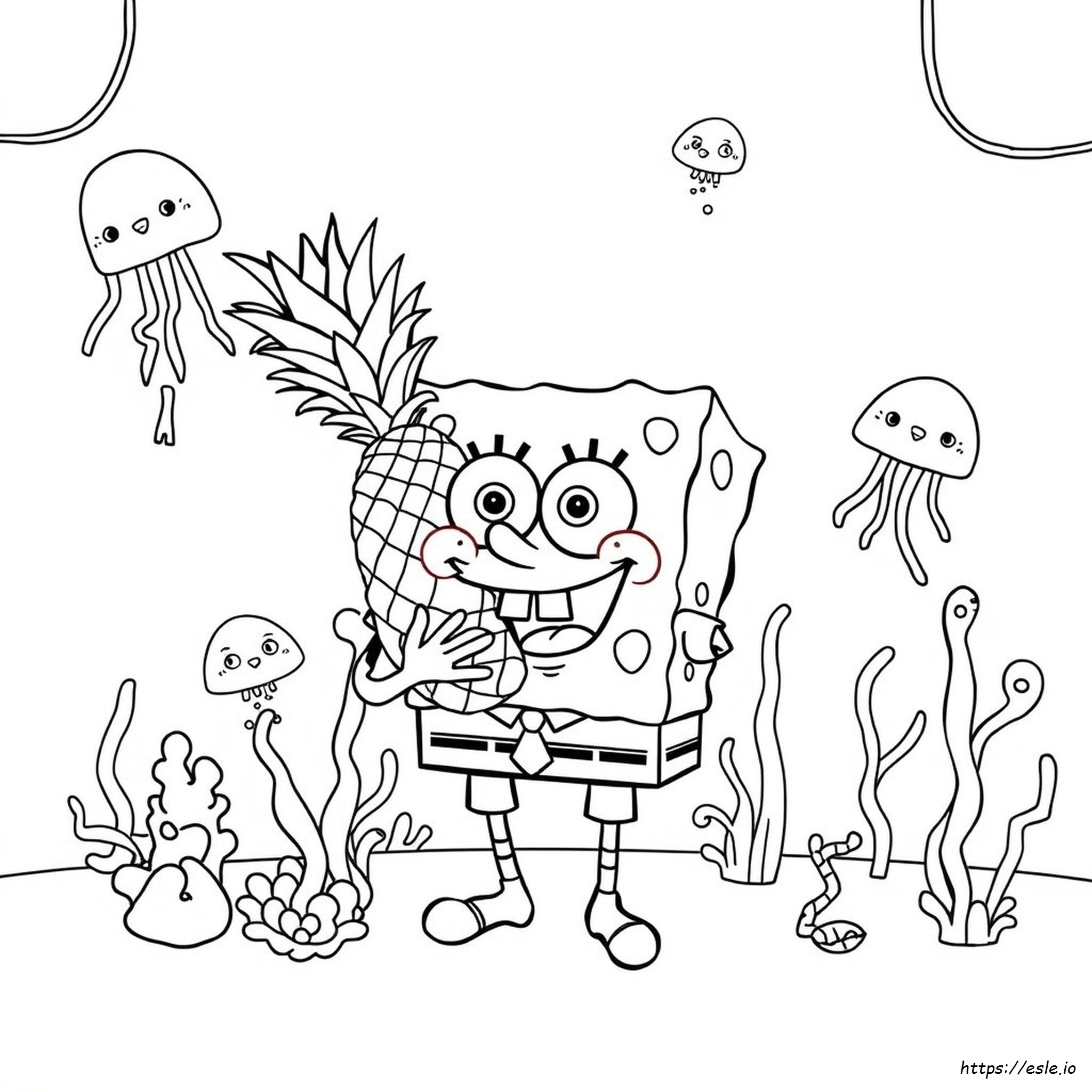 Cool Spongebob Coloring Pages
