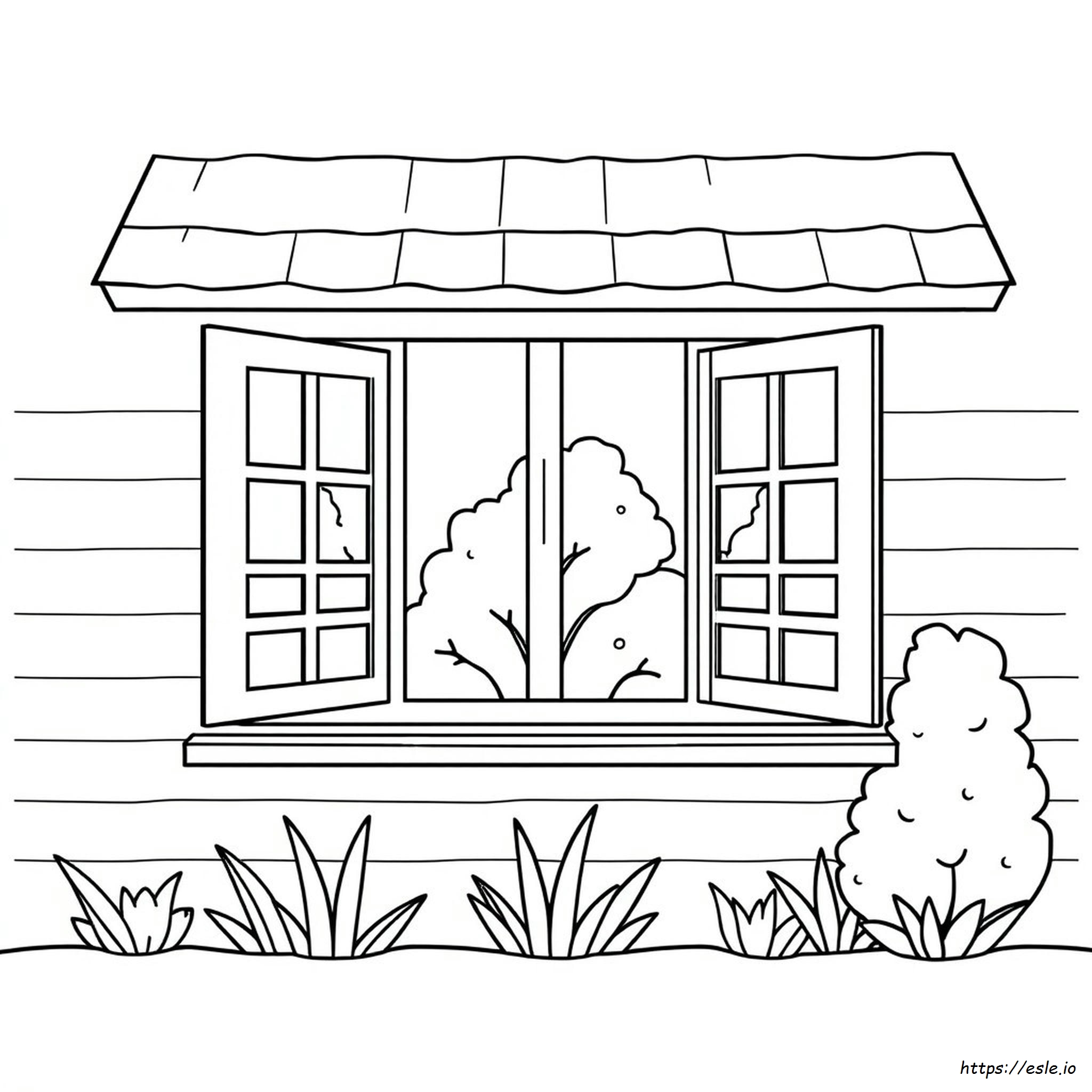 How To Color Windows With Colored Pencils