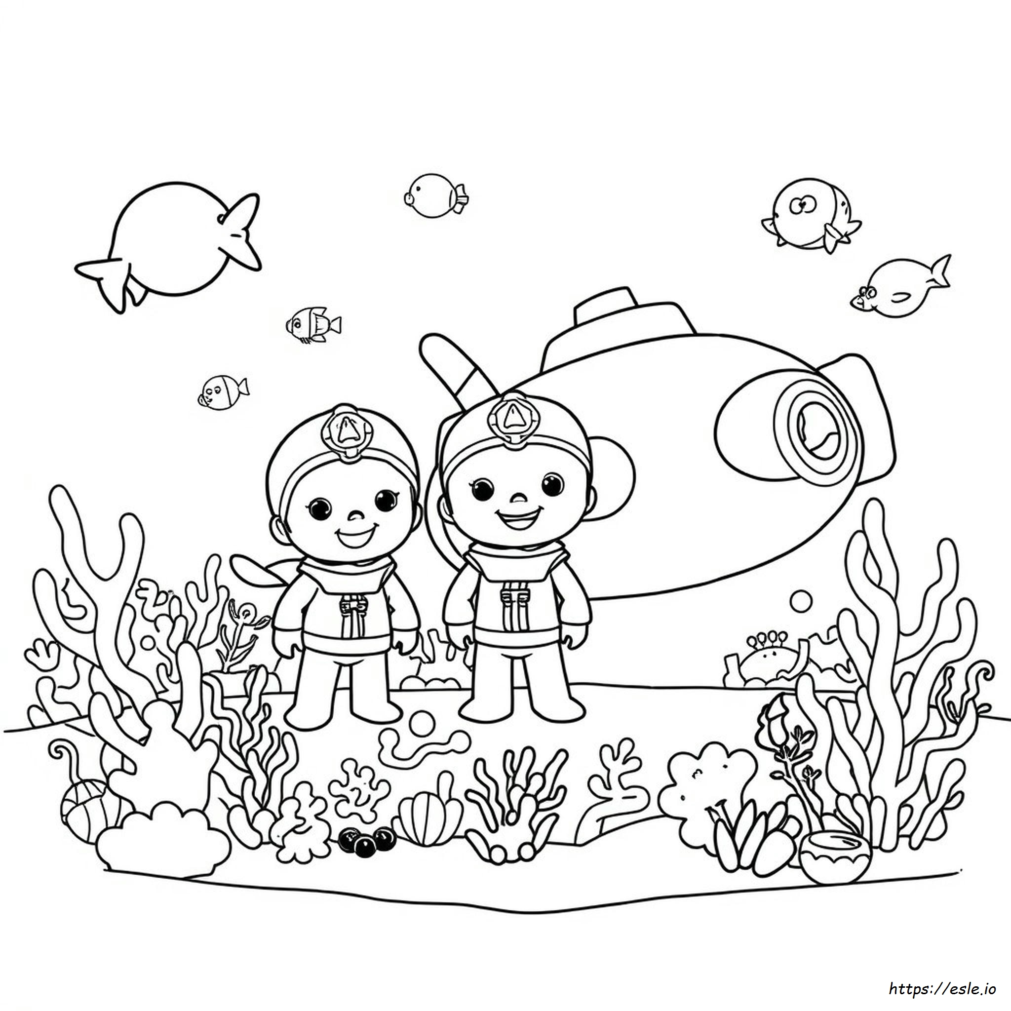 Octonauts Free Coloring Pages