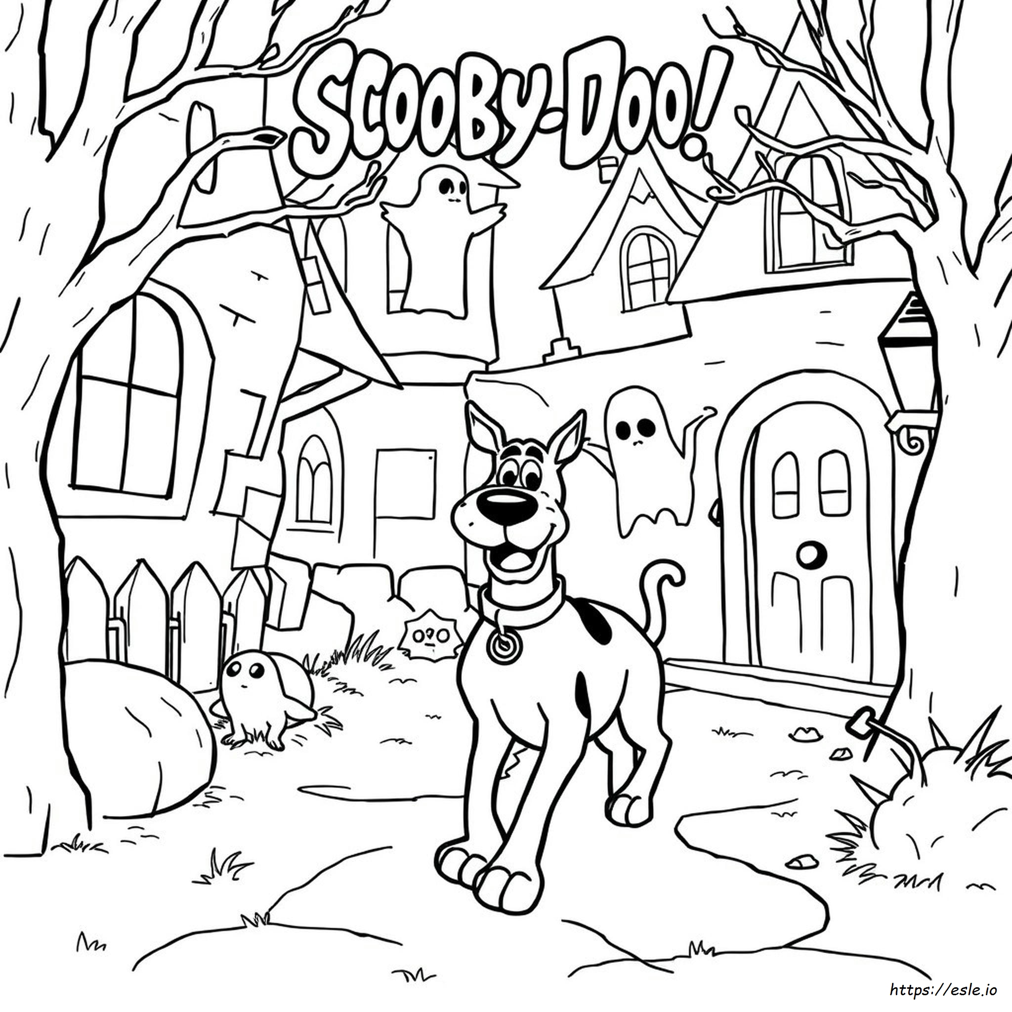 Scooby Doo Colouring Pages Free