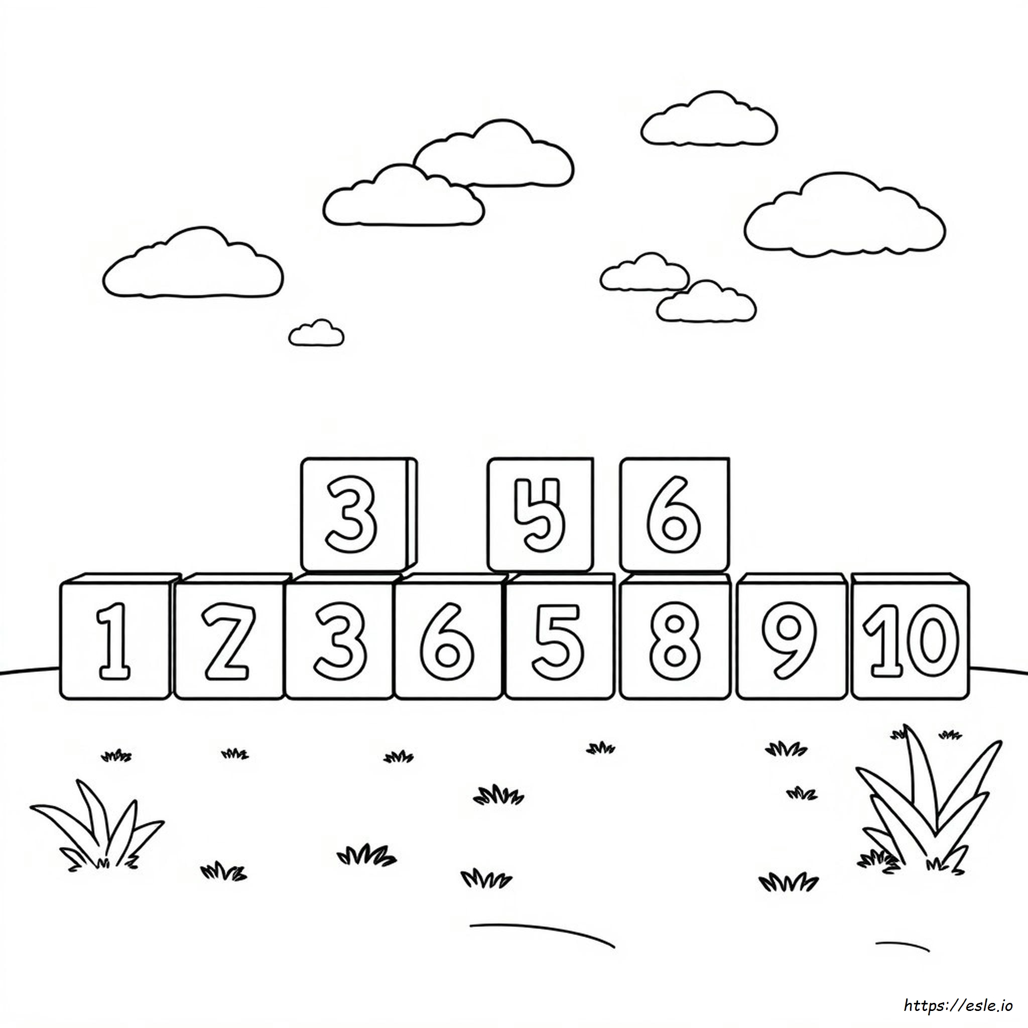 Numeri Da Colorare Da 1 A 20