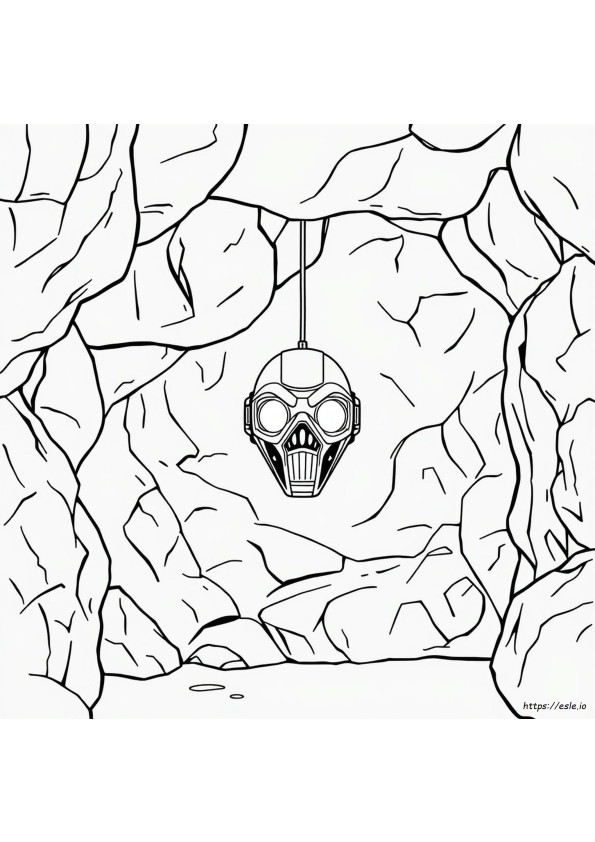 Project Zorgo Mask Coloring Pages
