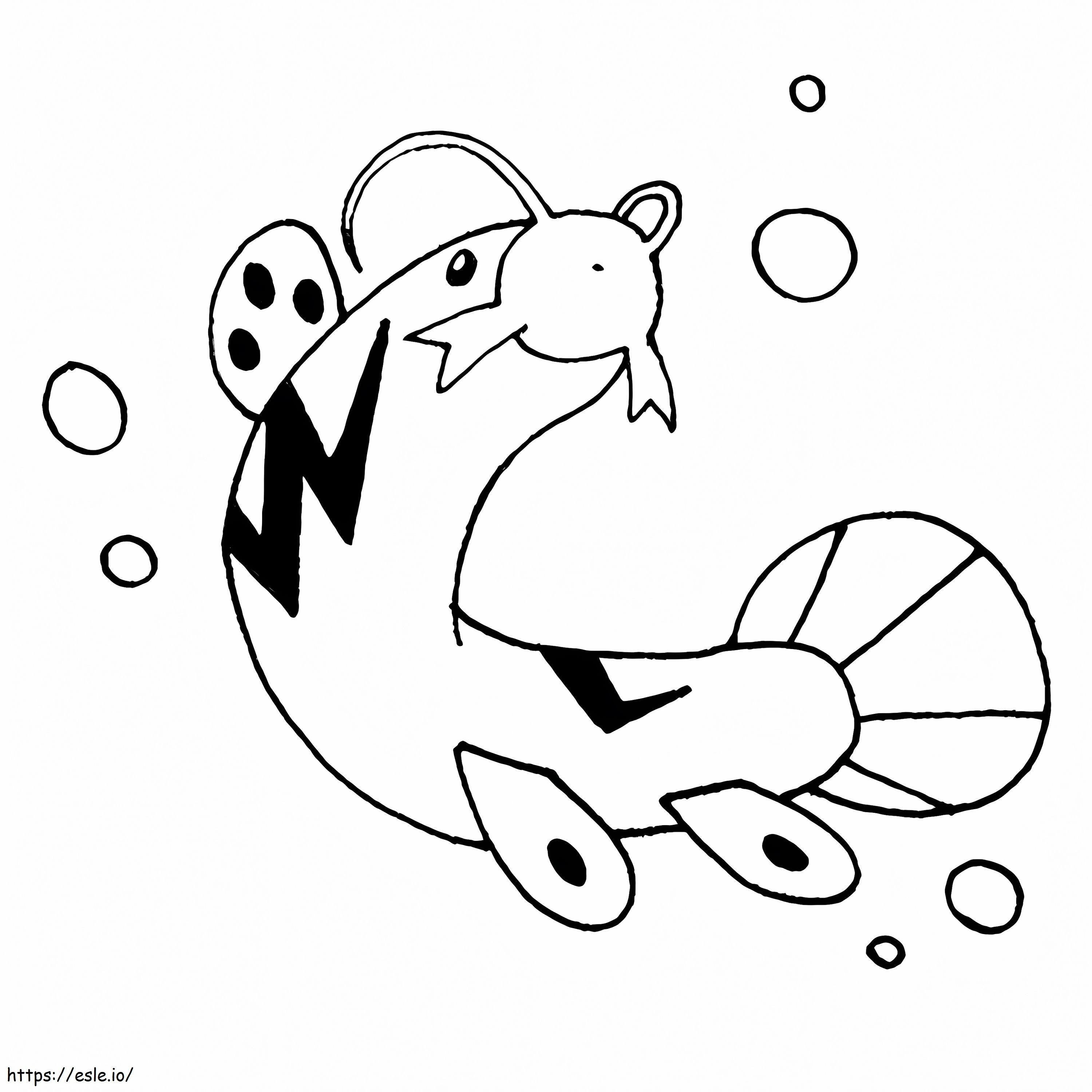 Barboach Pokemon 1 coloring page