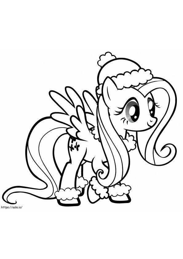 My Little Pony Fluttershy coloring page