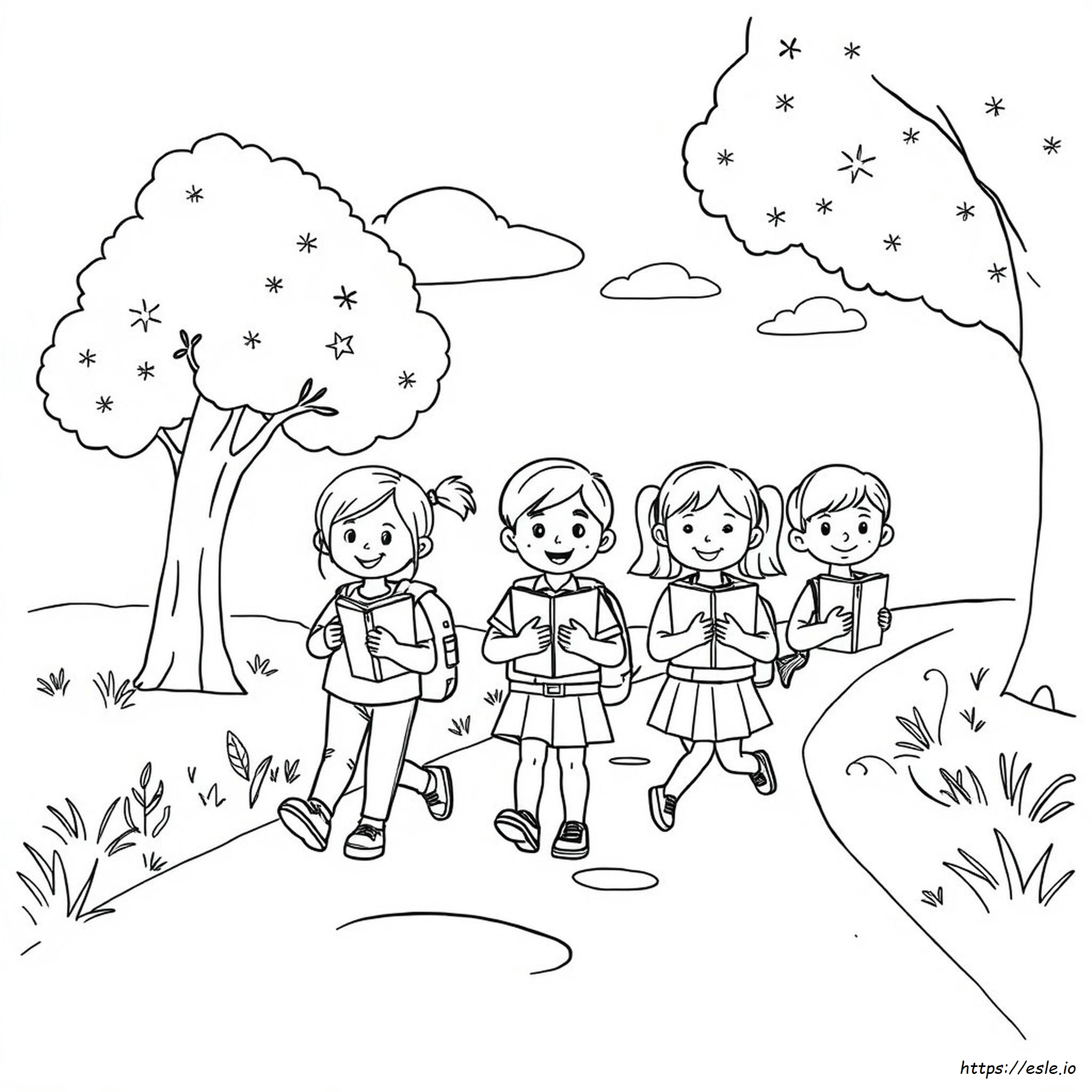 簡単な9月のぬりえ