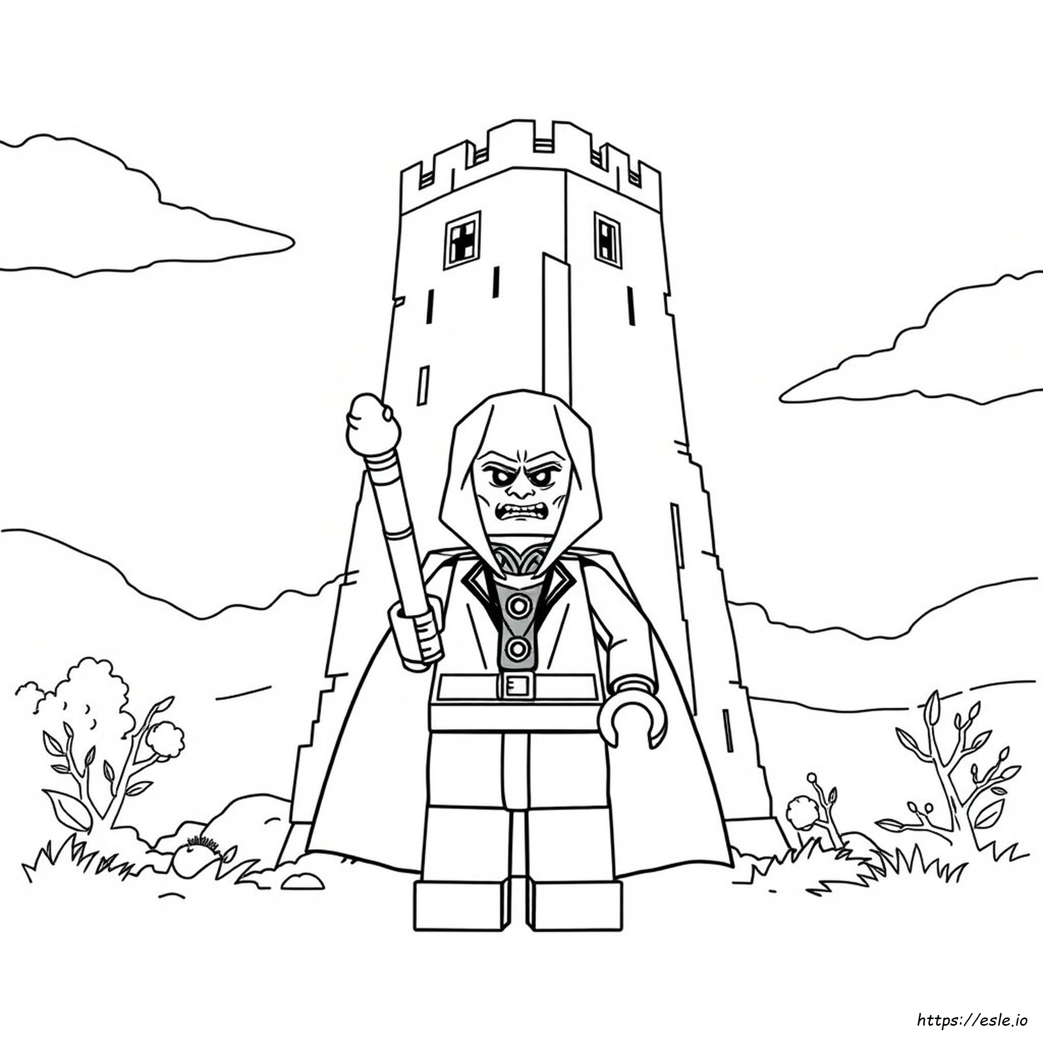 Lego Voldemort Coloring Page