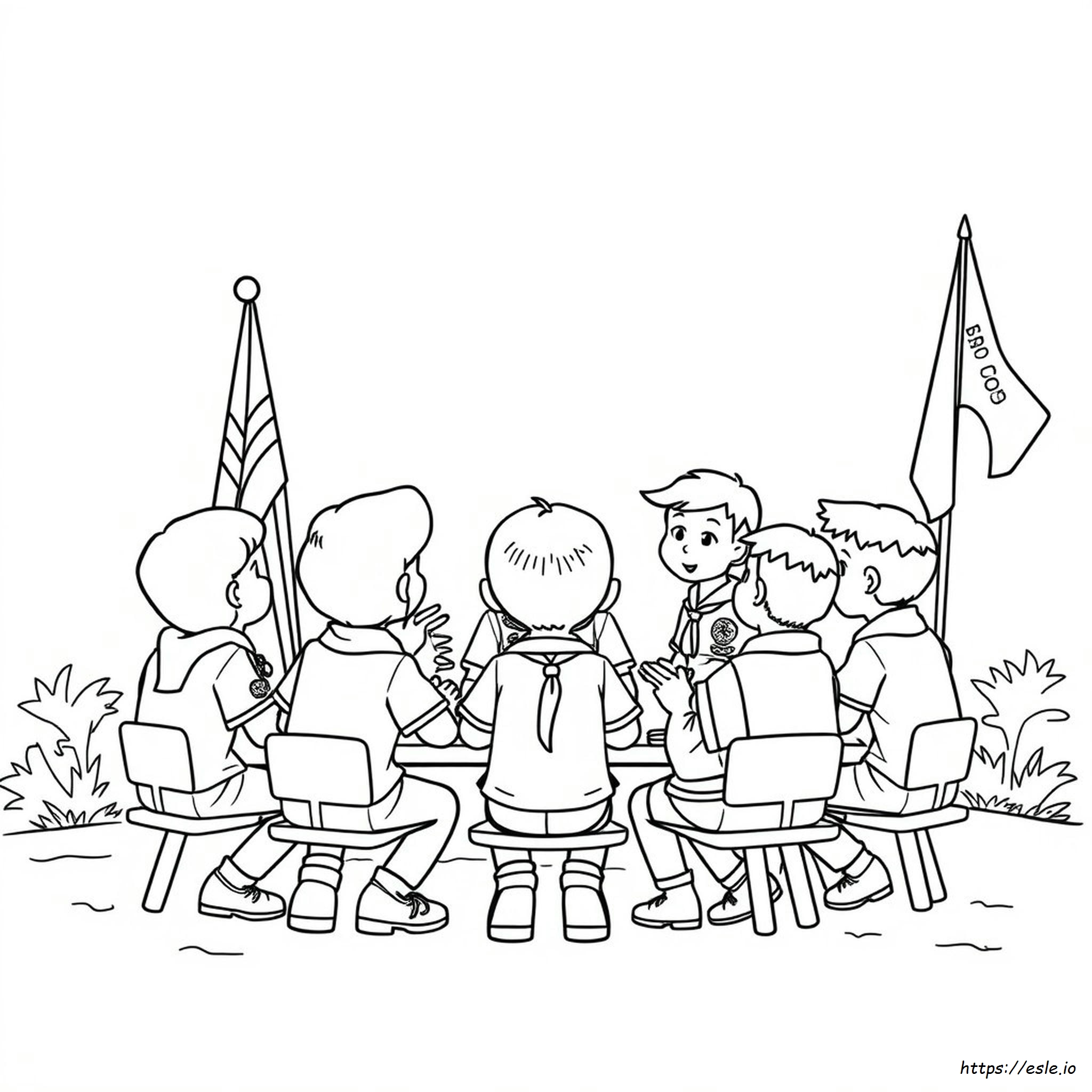 Scout Da Colorare E Stampare