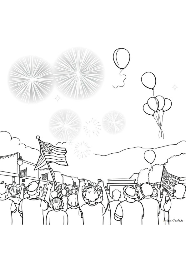 Independence Day Coloring Pictures
