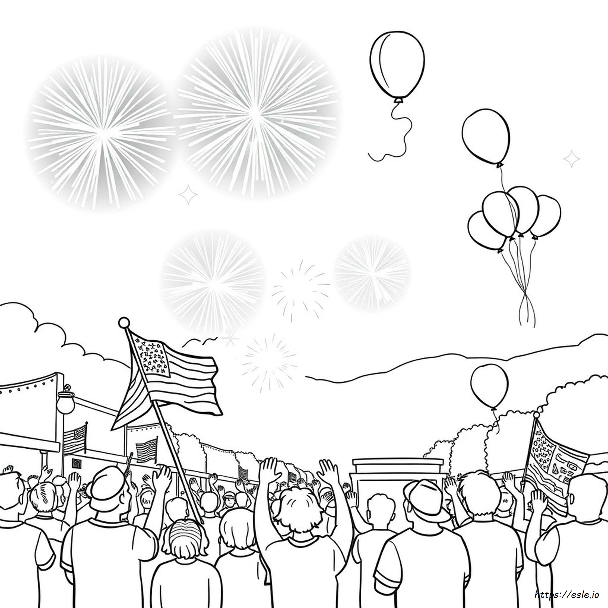 Independence Day Coloring Pictures