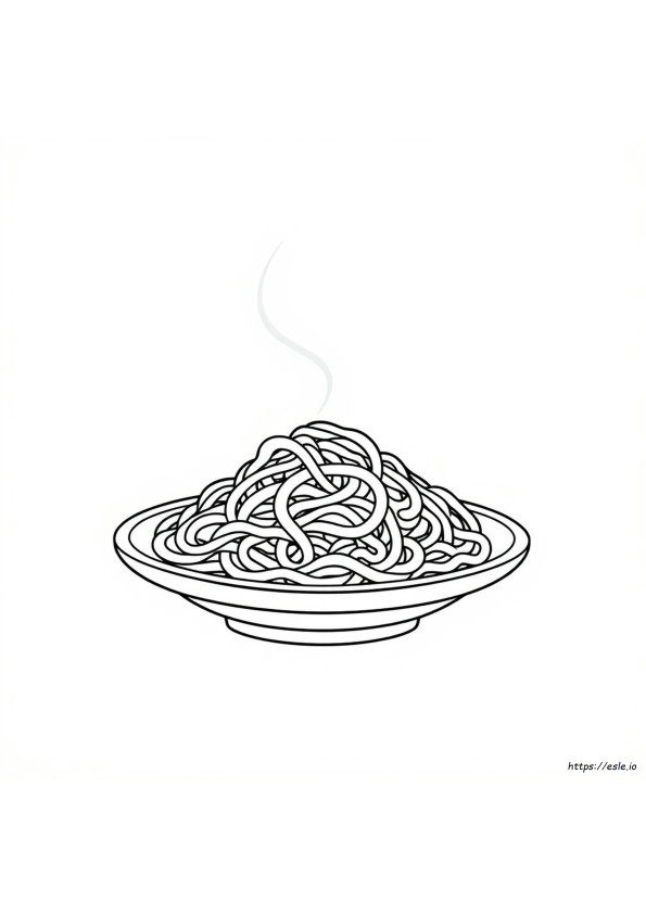 Coloriage Nouilles