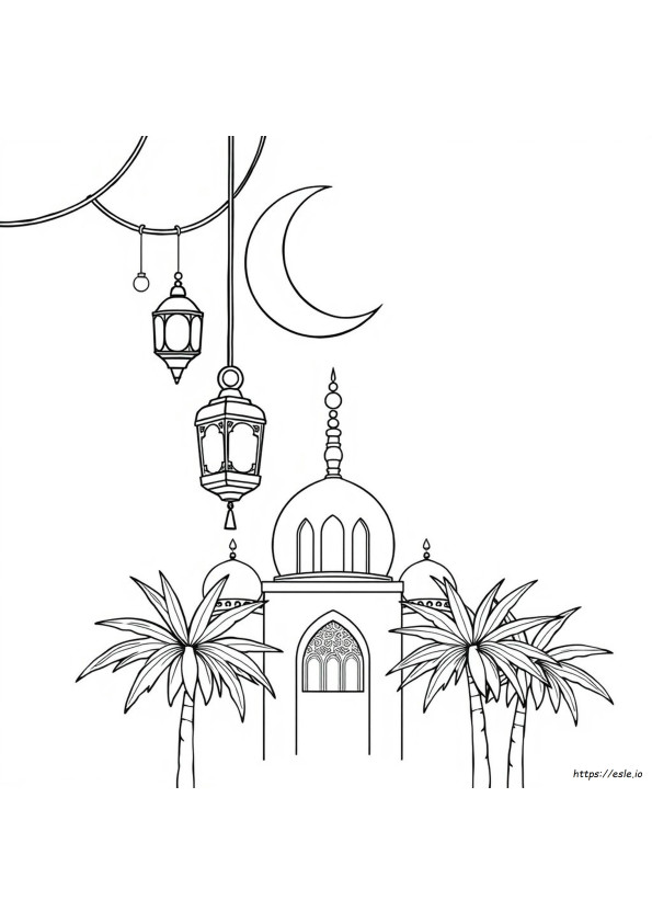 Coloriage Ramadan