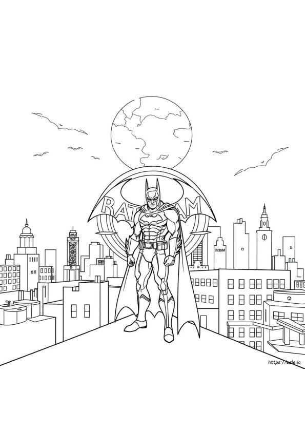 Coloriages Batman Arkham