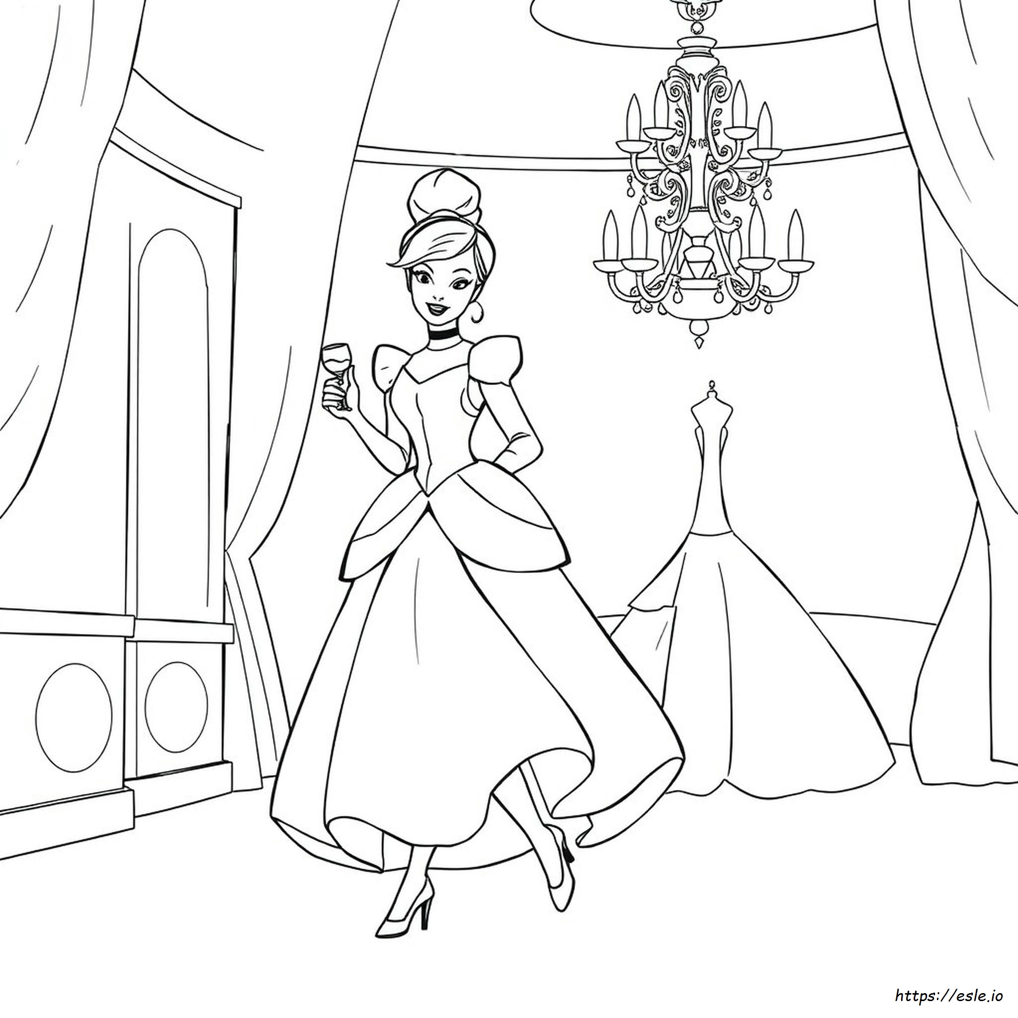 New Cinderella Coloring Pages