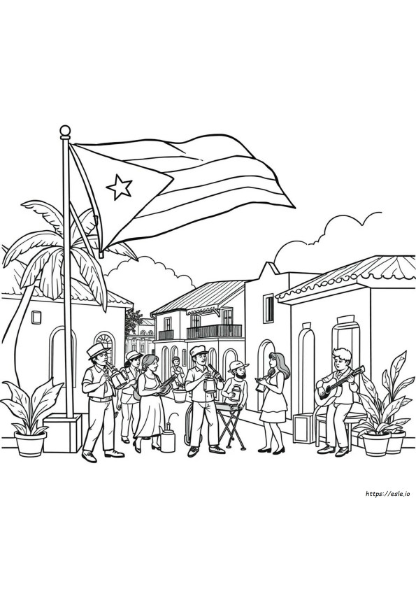 Cuban Coloring Pages