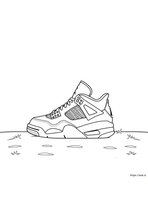 Coloriage Jordan 4