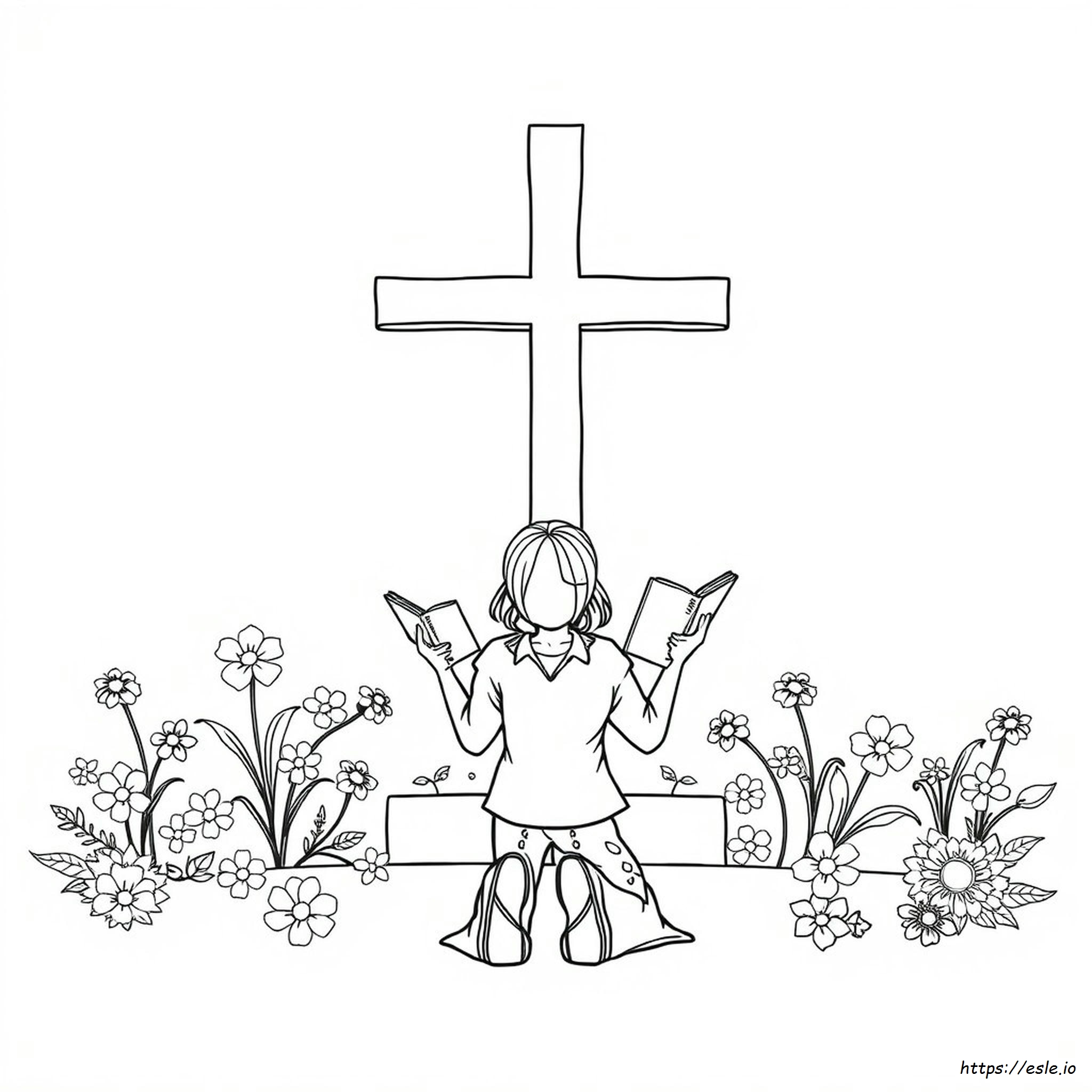 Resurrection Coloring Page Lds