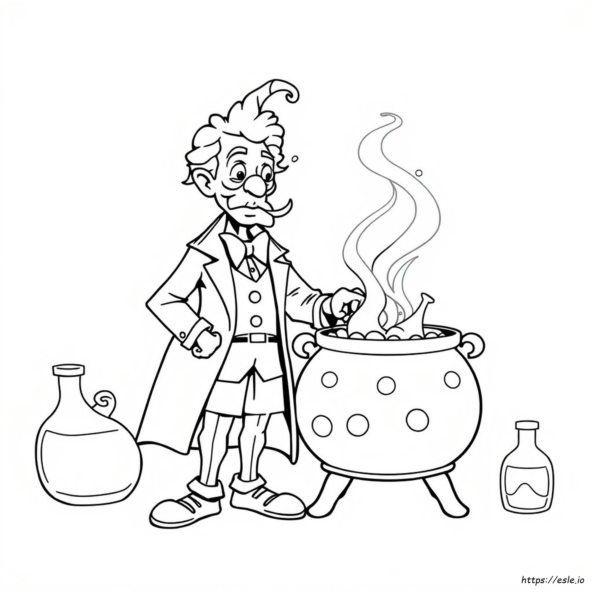 Printable Dr Facilier Coloring Page