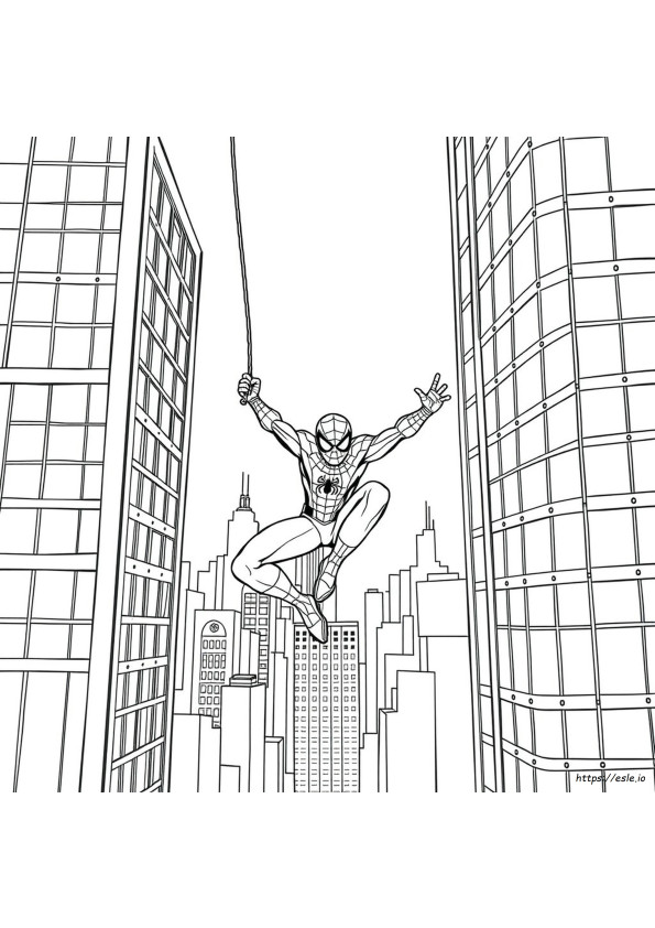 Pagini De Colorat Spiderman Gratuite De Printat
