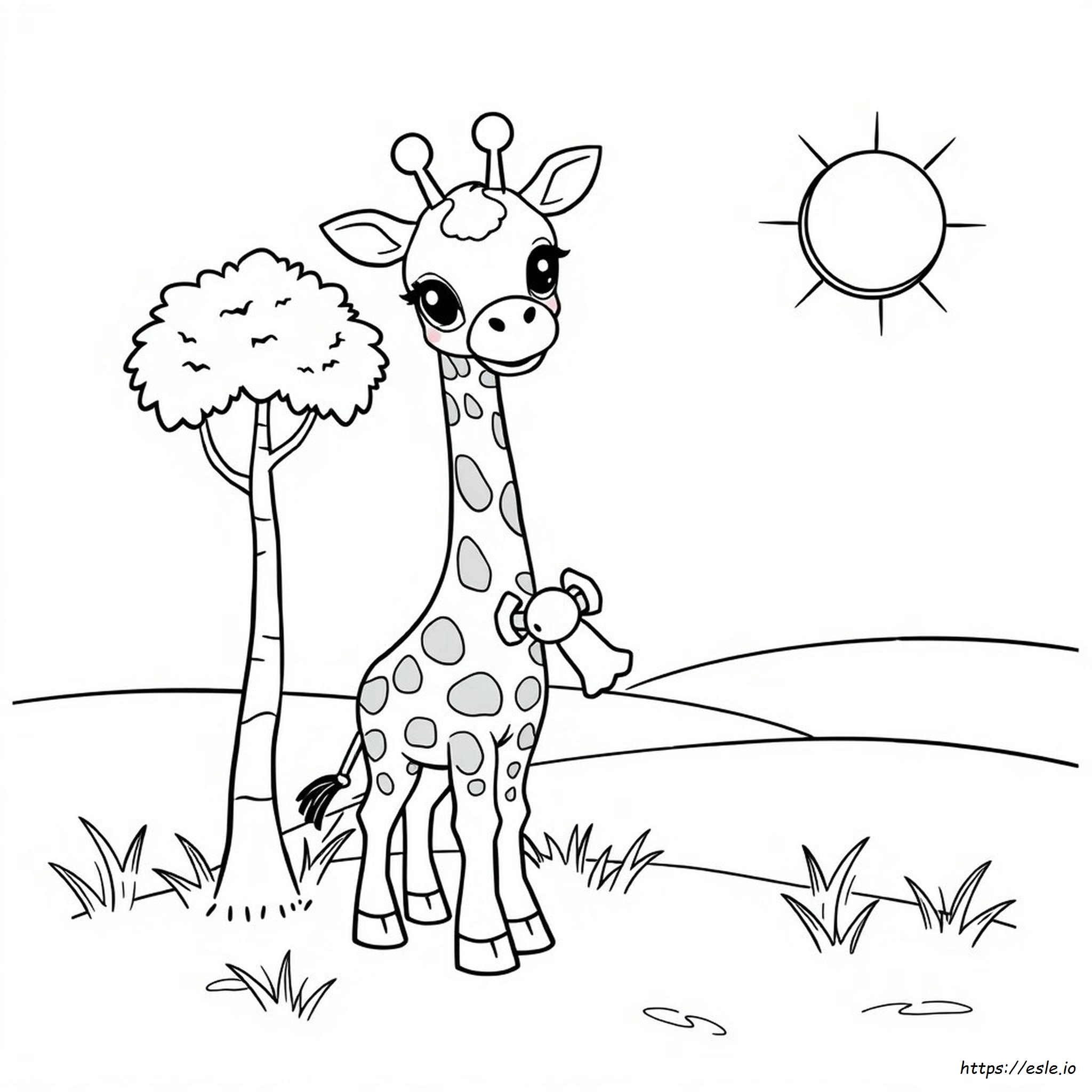 Littlest Pet Shop Giraffe Kleurplaten kleurplaat