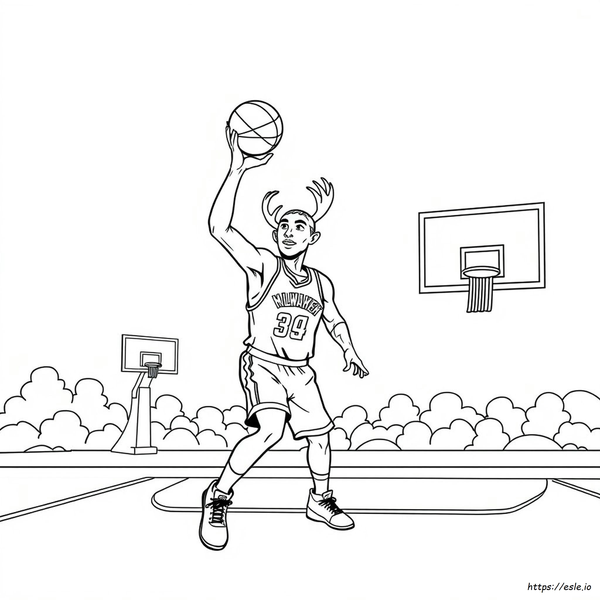 Milwaukee Bucks Kleurplaten Om Te Printen kleurplaat