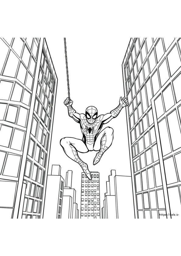 Super Spiderman De Colorat
